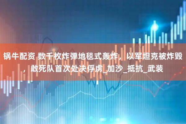 锅牛配资 数千枚炸弹地毯式轰炸，以军坦克被炸毁，敢死队首次处决俘虏_加沙_抵抗_武装
